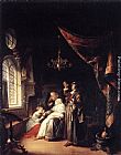 Gerrit Dou The Dropsical Woman painting